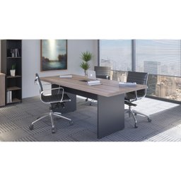 Mesa de Reunião Retangular Pé Painel com Power Box 200x90cm - 2