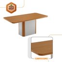 Ver imagem 2 de Mesa de Jantar Isadora Tampo Mdf 6 Cadeiras Isadora Moderna Veludo Marrom Naturalle