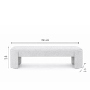 Ver imagem 6 de Recamier Puf Decorativo Fly Cama Casal 138cm Zahav Estofados:cinza