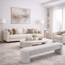 Ver imagem 2 de Recamier Puf Decorativo Fly Cama Casal 138cm Zahav Estofados:cinza