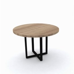 Mesa de Reunião Redonda 110cm PE40  - 2