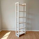 Ver imagem 6 de Estante Linea Slim 6 Prateleiras Pinus 53cm Branco Artfactory Design