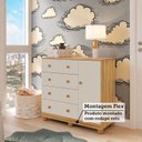 Ver imagem 6 de Cômoda Bebê 1 Porta 4 Gavetas 100% MDF Mimo Espresso Móveis Bege/Amêndoa/Off White