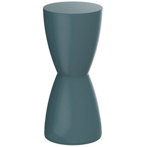 Banqueta Alta Polipropileno sem Encosto Bery Azul/Lazuli