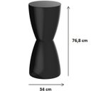 Ver imagem 3 de Banqueta Alta Polipropileno sem Encosto Bery Rosa/Calla Rose