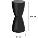 Ver imagem 3 de Banqueta Alta Polipropileno sem Encosto Bery Preto