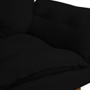 Ver imagem 6 de Kit 4 Poltronas Decorativa Sala e Quarto Opala Suede Herrero Cor:preto