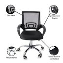 Ver mais imagens de Kit 5 Cadeiras de Escritorio Begonia Tela Mesh Ergonomica - Preto