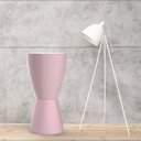 Ver imagem 5 de Banqueta Alta Polipropileno sem Encosto Carbo Rosa/Calla Rose