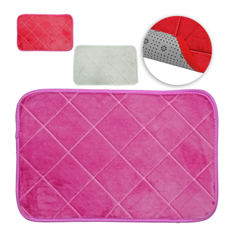 Tapete Pelucia 38x58 Cor Sortida