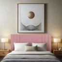 Ver imagem 3 de Cabeceira Estofada Solteiro 0,90m Austria Veludo: Rosa