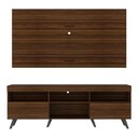 Ver imagem 6 de Rack c/ Painel TV 65" Retrô Holanda Multimóveis BR3133 Duna/Preto