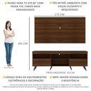 Ver imagem 3 de Rack c/ Painel TV 65" Retrô Holanda Multimóveis BR3133 Duna/Preto