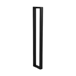 Puxador para Porta Barra Retangular 50x20 Aço Inoxidavel 120cm Preto 1,2m - 1