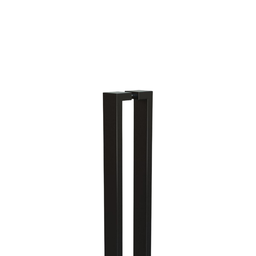Puxador para Porta Barra Retangular 50x20 Aço Inoxidavel 120cm Preto 1,2m - 2