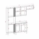 Ver imagem 2 de Cozinha Compacta Juma com Balcão 90cm Cinamomo Branco Aramóveis