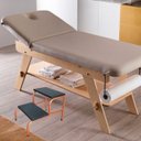 Ver imagem 3 de Escada Clínica Tubo 3/4 de 2 Degraus Esmaltada Piso MDF Com Antiderrapante Medcombo