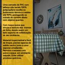 Ver imagem 4 de Toalha de Mesa Térmica Pvc Xadrez Jantar Cozinha 1,40 X 1,40 Titulo Xadrez Verde
