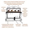 Paneleiro 55cm + Argola Porta Guardanapos / Escorredor de Pratos:galinha Caipira - 3