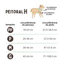 Ver imagem 4 de Peitoral H Azul e Rosa Tam. M Mimo - PP282 PP282