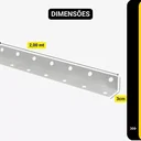 Ver imagem 4 de Coluna/perfil Aço L2 2mt Chapa 20 - para Projetos Kit com 10