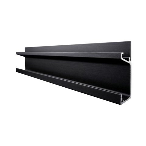 Puxador Perfil Preto PGM024 18mm 3m