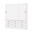 Ver imagem 2 de Guarda Roupa 9 Gavetas 3 Portas Sunset-grand Line