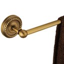 Ver imagem 3 de Kit de Acessórios Banheiro Bronze Luxuoso 5 Pçs Retrô Toalha