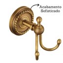 Ver imagem 4 de Kit de Acessórios Banheiro Bronze Luxuoso 5 Pçs Retrô Toalha