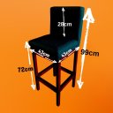 Ver imagem 4 de Banqueta Alta com Encosto Anatomico Tokio Suede Vermelho - G2home