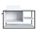 Ver imagem 4 de Gabinete Suspenso para Banheiro com Lavatório e Porta Basculante Branco