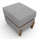 Ver imagem 3 de Puff Recamier Kodama 50 Cm para Sala Quarto Pé de Cama Hall de Entrada Bouclé Premium Luxo