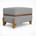Ver imagem 2 de Puff Recamier Kodama 50 Cm para Sala Quarto Pé de Cama Hall de Entrada Bouclé Premium Luxo