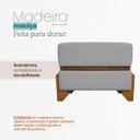 Ver imagem 7 de Puff Recamier Kodama 50 Cm para Sala Quarto Pé de Cama Hall de Entrada Bouclé Premium Luxo