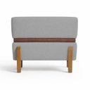 Ver imagem 1 de Puff Recamier Kodama 50 Cm para Sala Quarto Pé de Cama Hall de Entrada Bouclé Premium Luxo