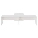 Ver imagem 4 de Mesa em L Escritório 2 Lugares sem Gavetas MDP 300cm Branco F5 Office