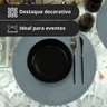20 Jogo Americano Redondo Sousplat Luxo Atacado Pvc Mpt - 3