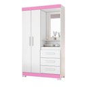 Ver imagem 1 de Guarda-roupa 2 Portas Nt 5170 Rosa - Notável