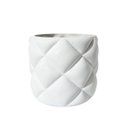 Ver imagem 1 de Vaso Cerâmica Almofada 11,5x11,5x10,5 Cm – Sofisticação e Modernidade na Sua Decoração