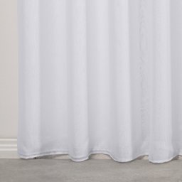Cortina 2,80x2,50 Sala Quarto Cozinha Varão Voil Duplo: Branco - 3
