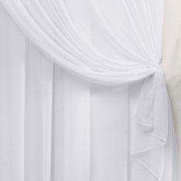 Cortina 2,80x2,50 Sala Quarto Cozinha Varão Voil Duplo: Branco - 4