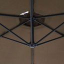 Ver imagem 4 de Ombrelone Guarda Sol Praia Bel Veneza em Aço & Poliéster 3mt:lisa/marrom