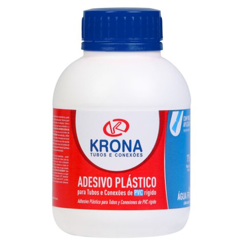 Adesivo Plástico para PVC com Pincel Aplicador 175 Gramas - 0518 - Krona