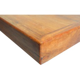 Mesa Industrial Texas Madeira Maciça 1,60m Ferragem Preta Movelaria Leal Mesa de Jantar Estilo Indus - 4