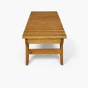 Ver imagem 5 de Banco 02 Lugares em Madeira Maciça 95cm Unique Yescasa