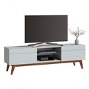 Ver imagem 1 de Rack Classic 2g Branco Acetinado - Imcal Móveis