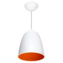 Ver imagem 1 de Pendente Ananda Poptem branco e laranja