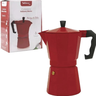 Cafeteira Moka Italiana 12 Xícaras Grande em Alumínio com Alça 600ml - Vermelho - 1