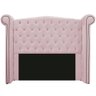 Cabeceira Veneza 195 Cm King Size Corano Rosa Bebê - 4