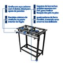 Ver imagem 2 de Fogão Industrial 2 Bocas 30x30cm Alta Pressão P5 Jcn